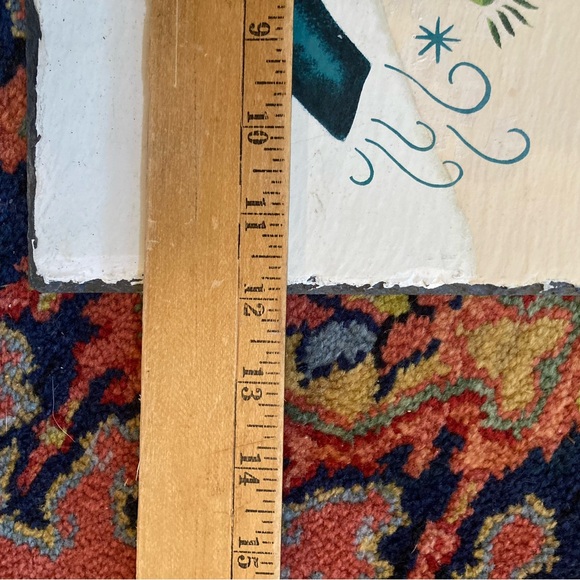 EUC Slate Snowman Welcome Sign - Picture 5 of 5